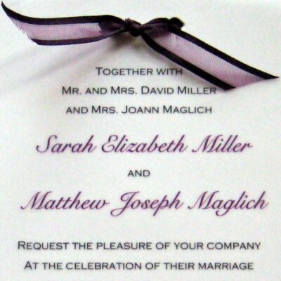 Sarah and Matt’s wedding planning