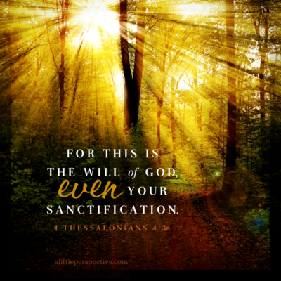 1 thessalonians 4, the will of God