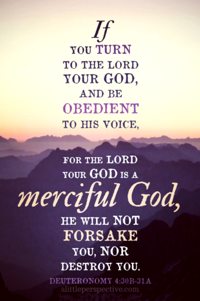 Deu 4:30b | Scripture Pictures @alittleperspective.com