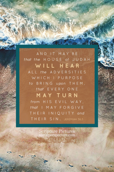 Jer 36:3 No matter how long you have traveled in the wrong direction, you can always turn around. #TruthForToday﻿ #Teshuvah﻿ ﻿#FortyDaysOfTeshuvah﻿ ﻿#MemesThatMatter alittleperspective.com