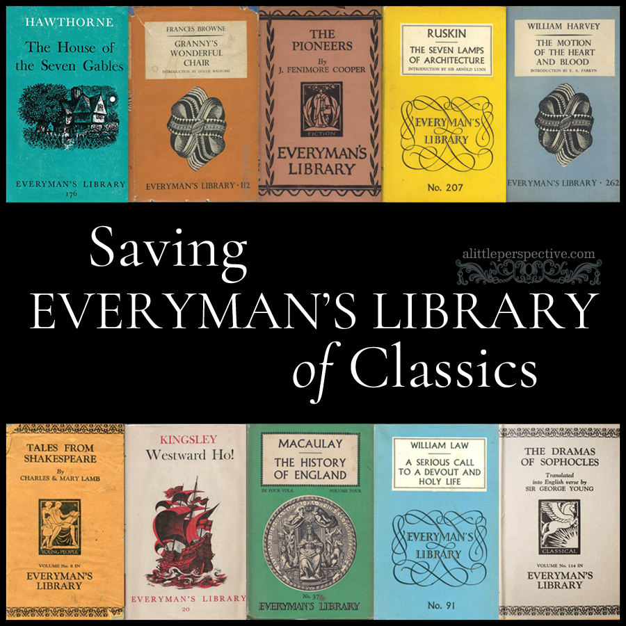 Saving Everyman's Library of Classics | alittleperspective.com