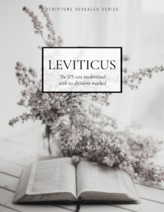 Leviticus Text cover | Christine's Bible Study @ alittleperspective.com