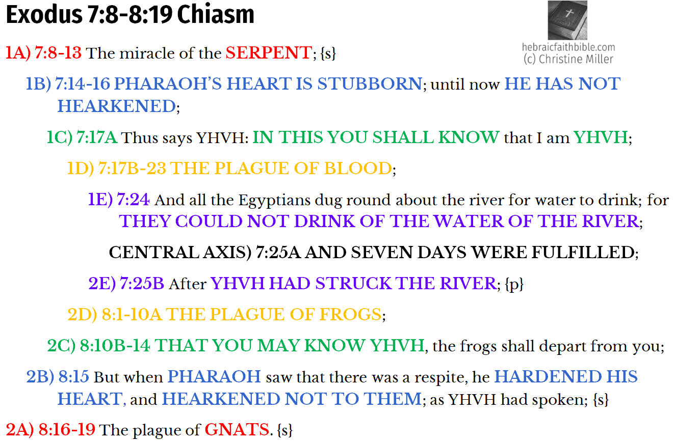 Exo 7:8-8:19 Chiasm | hebraicfaithbible.com
