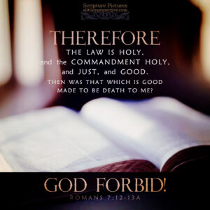 Rom 7:12 | Scripture Pictures @ alittleperspective.com