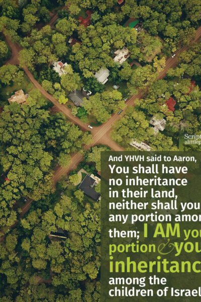 Num 18:20 | Scripture Pictures @ alittleperspective.com