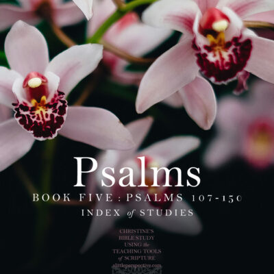 Psalms Book Five Index