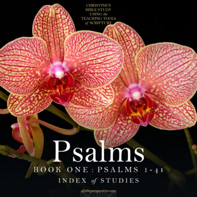 Psalms Book One Index