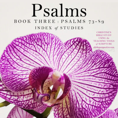 Psalms Book Three Index