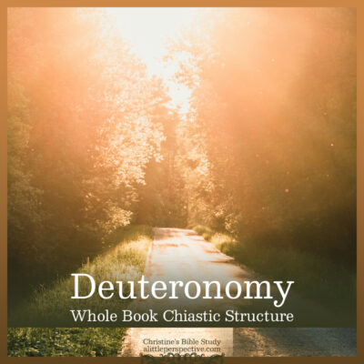 Deuteronomy Whole Book Chiastic Structure