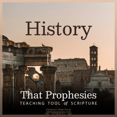 Teaching Tool of History that Prophesies