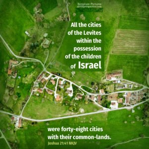 Jos 21:41 | Scripture Pictures @ alittleperspective.com