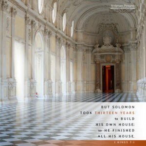 1 Kin 7:1 | Scripture Pictures @ alittleperspective.com