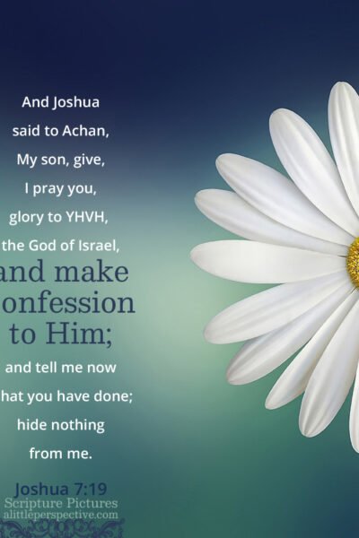 Jos 7:19 | Scripture Pictures @ alittleperspective.com