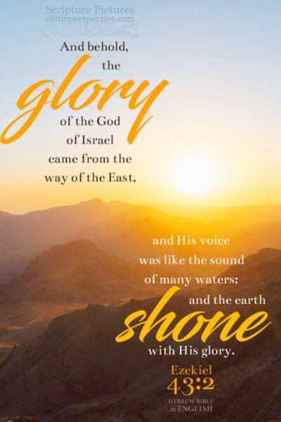 Eze 43:2 | Scripture Pictures @ alittleperspective.com