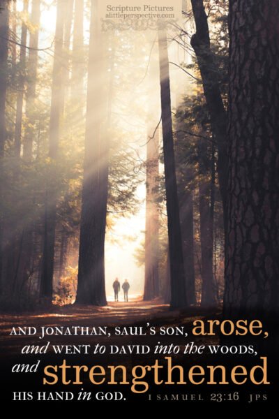 1 Sam 23:16 | Scripture Pictures @ alittleperspective.com