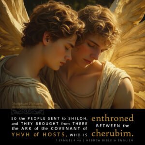 1 Sam 4:4a | Scripture Pictures @ alittleperspective.com