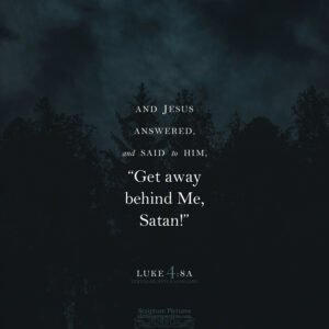 Luk 4:8a | Scripture Pictures @ alittleperspective.com