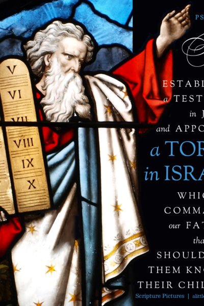 Psa 78:5 | Scripture Pictures @ alittleperspective.com