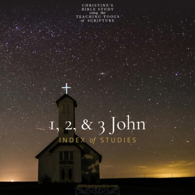 1, 2, & 3 John Index of Studies