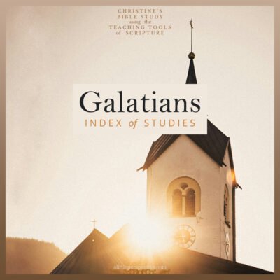Galatians Index of Studies
