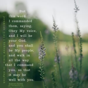 Jer 7:23 | Scripture Pictures @ alittleperspective.com