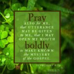 Eph 6:19 | Scripture Pictures @ alittleperspective.com