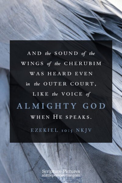 Eze 10:5 | Scripture Pictures @ alittleperspective.com
