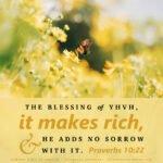 Pro 10:22 | Scripture Pictures @ alittleperspective.com