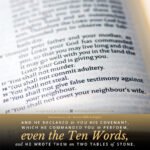 Deu 4:13 | Scripture Pictures @ alittleperspective.com