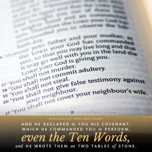 Deu 4:13 | Scripture Pictures @ alittleperspective.com